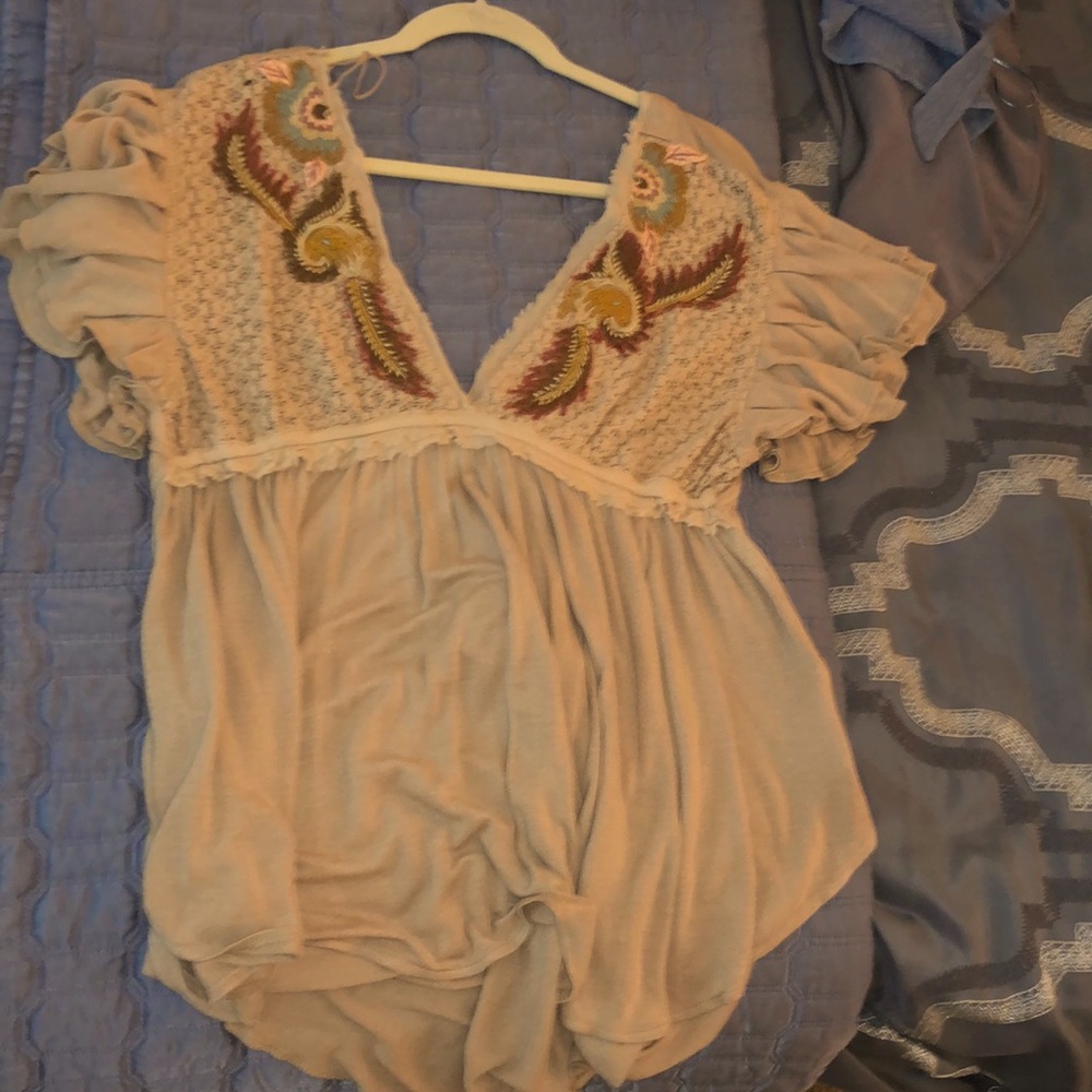 Free People Bohemian Blouse